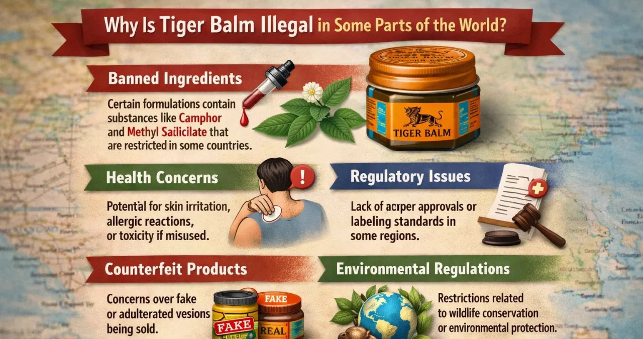 Unraveling the Mystery: Why is Tiger Balm Illegal? 1 Unraveling the Mystery: Why is Tiger Balm Illegal?